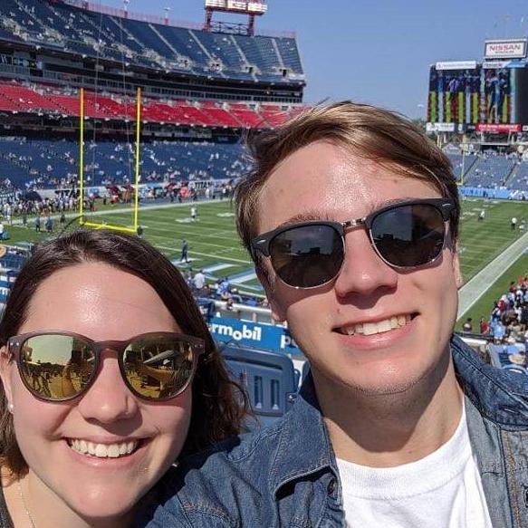 My first NFL game. And Jesse got to see his beloved Colts win