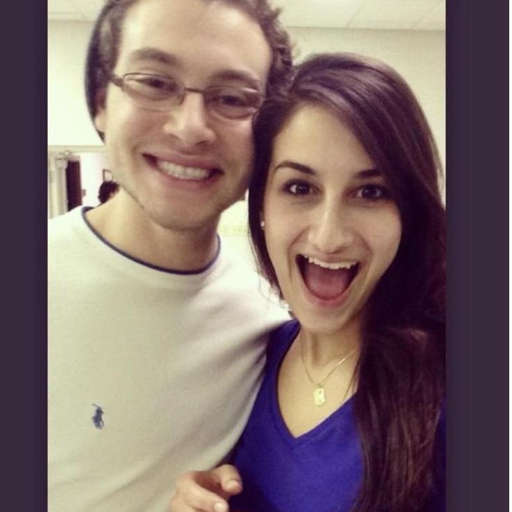 This was our first picture together a few days after we met at the 2013 College Conference at Antiochian Village!