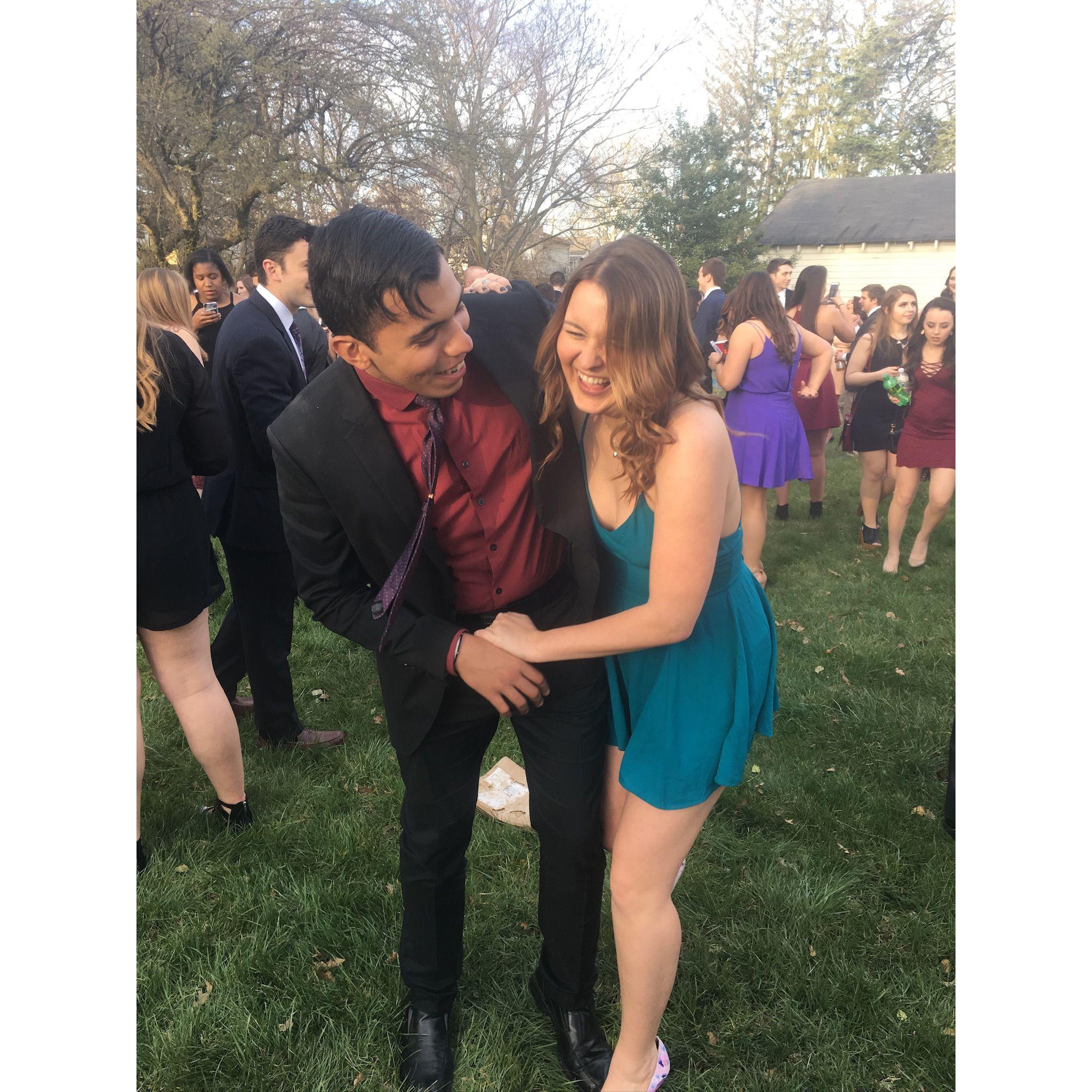 Our first "fancy" date