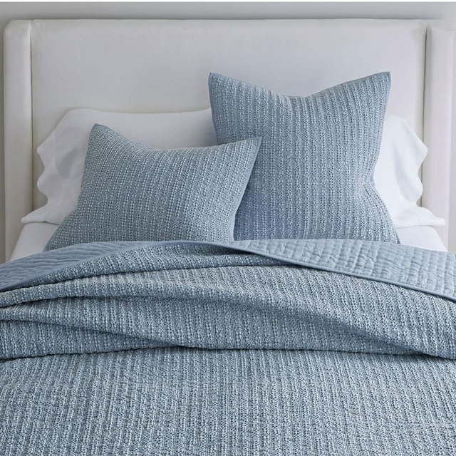 Honeycomb Quilt, Chambray, King/Cal. King