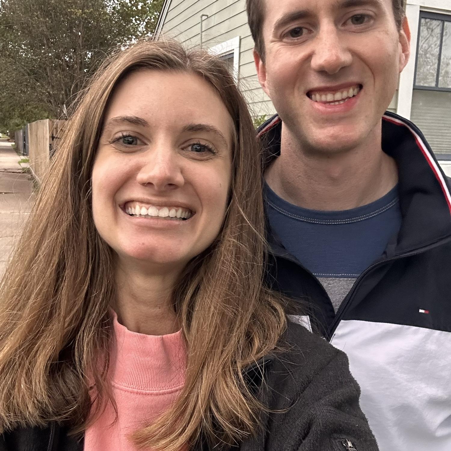 Our first photo together!