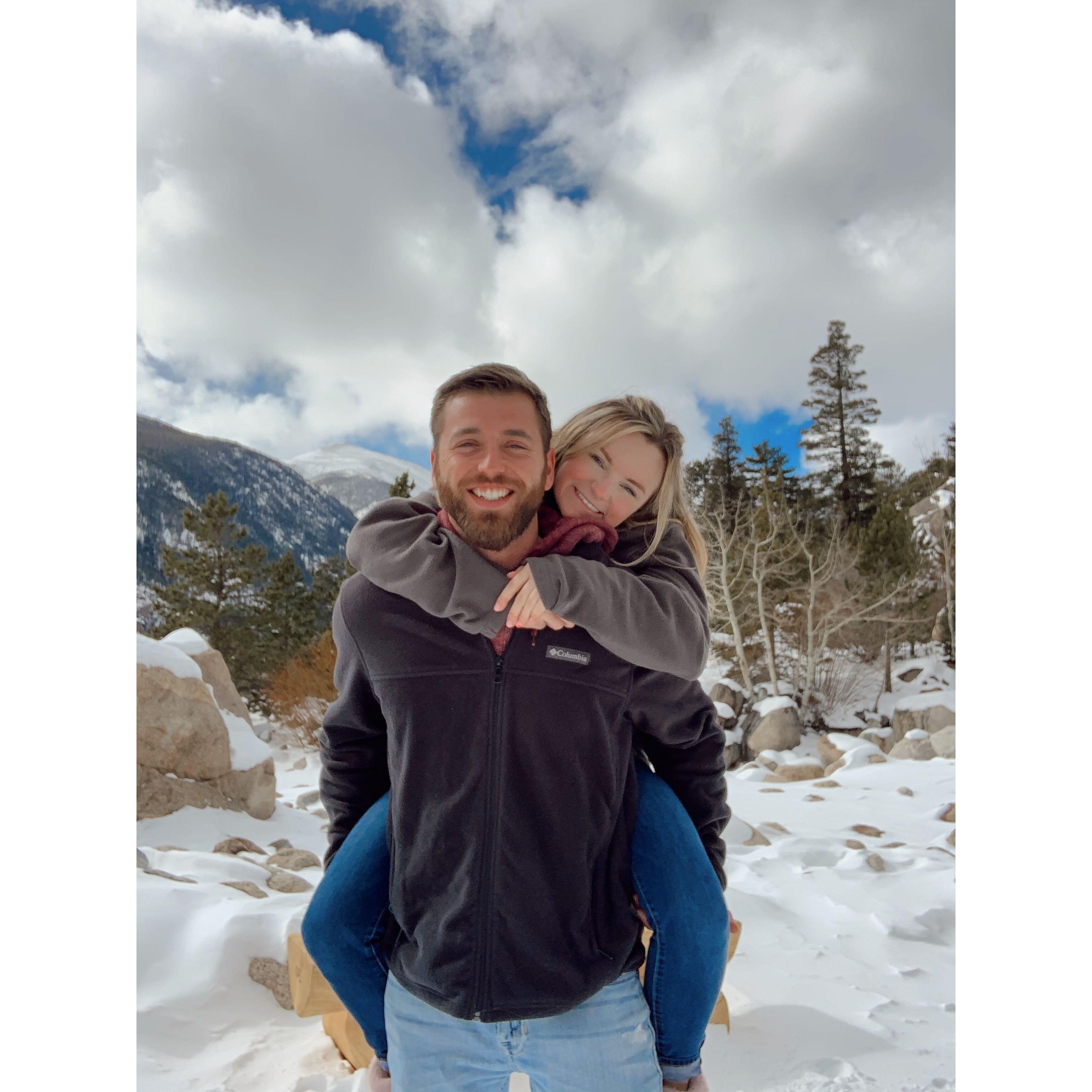 Our first trip ever where we got stuck in Colorado during the Texas freeze.