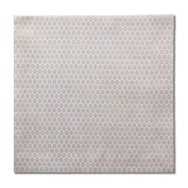 Nomi K Silver Poppy Napkin - Set of 4