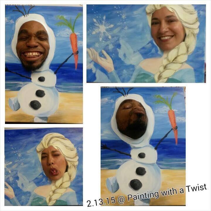 Our first time at Painting With a Twist (February 2015)