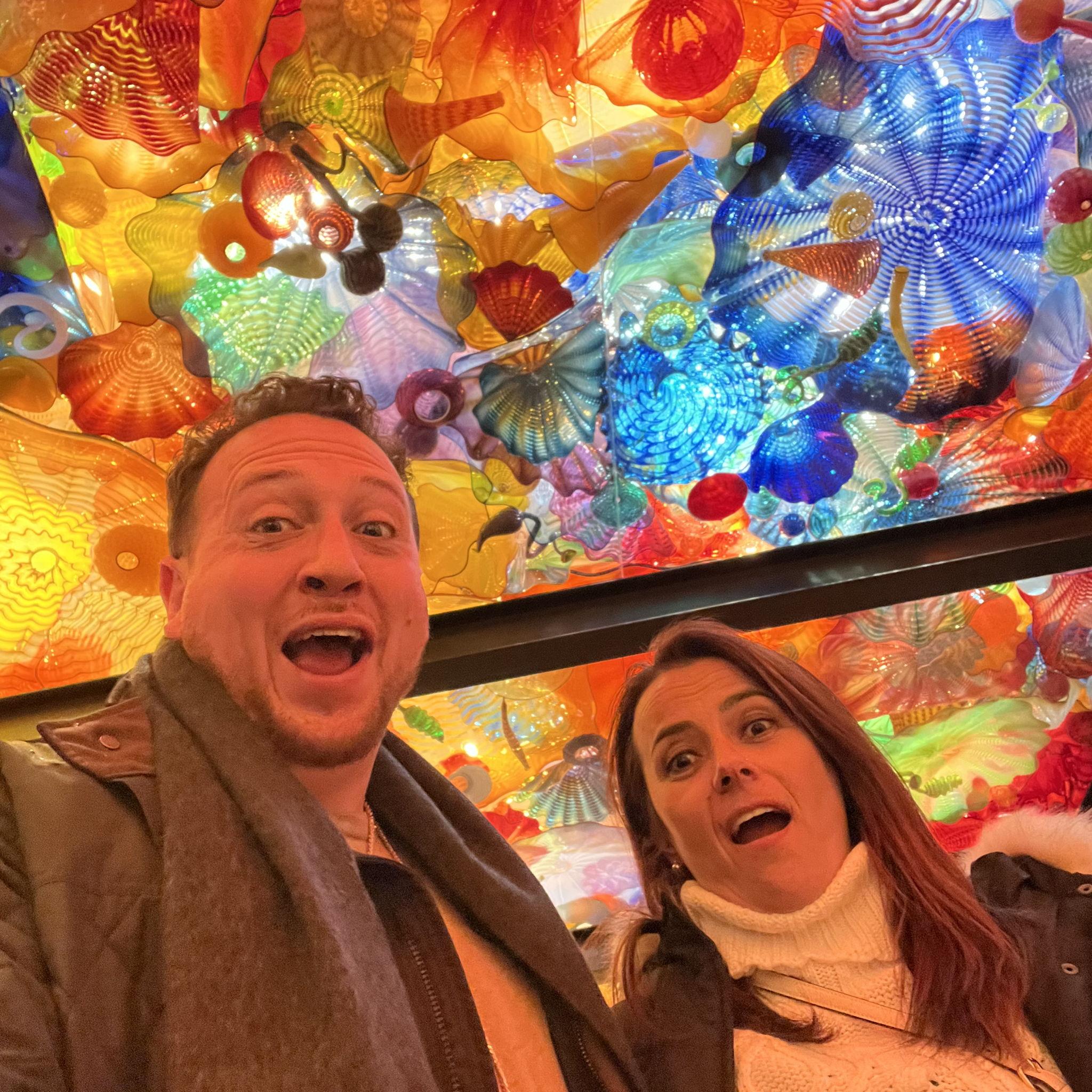 Art appreciation in Asheville.