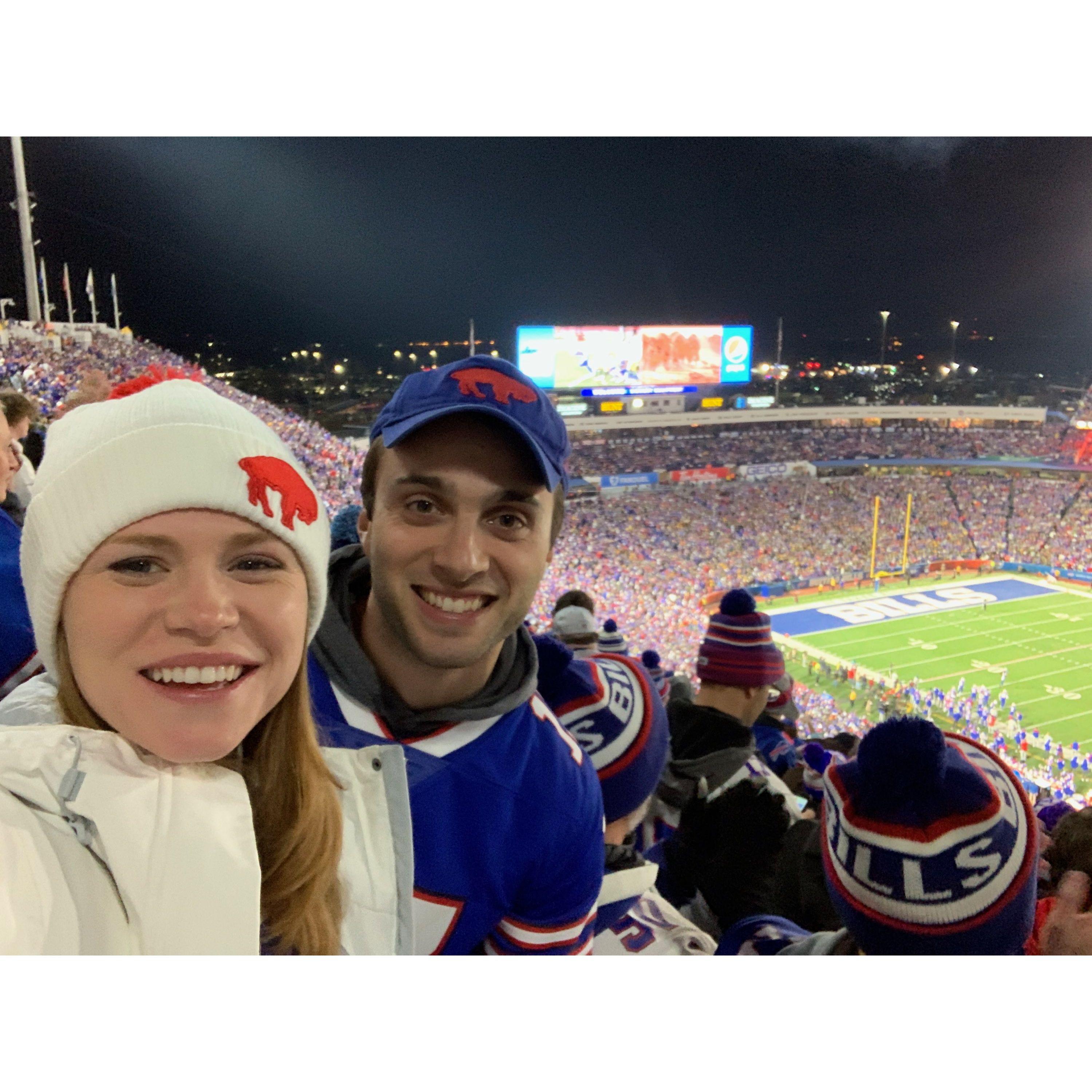 Nick baptized Katrina into the Bills Mafia!