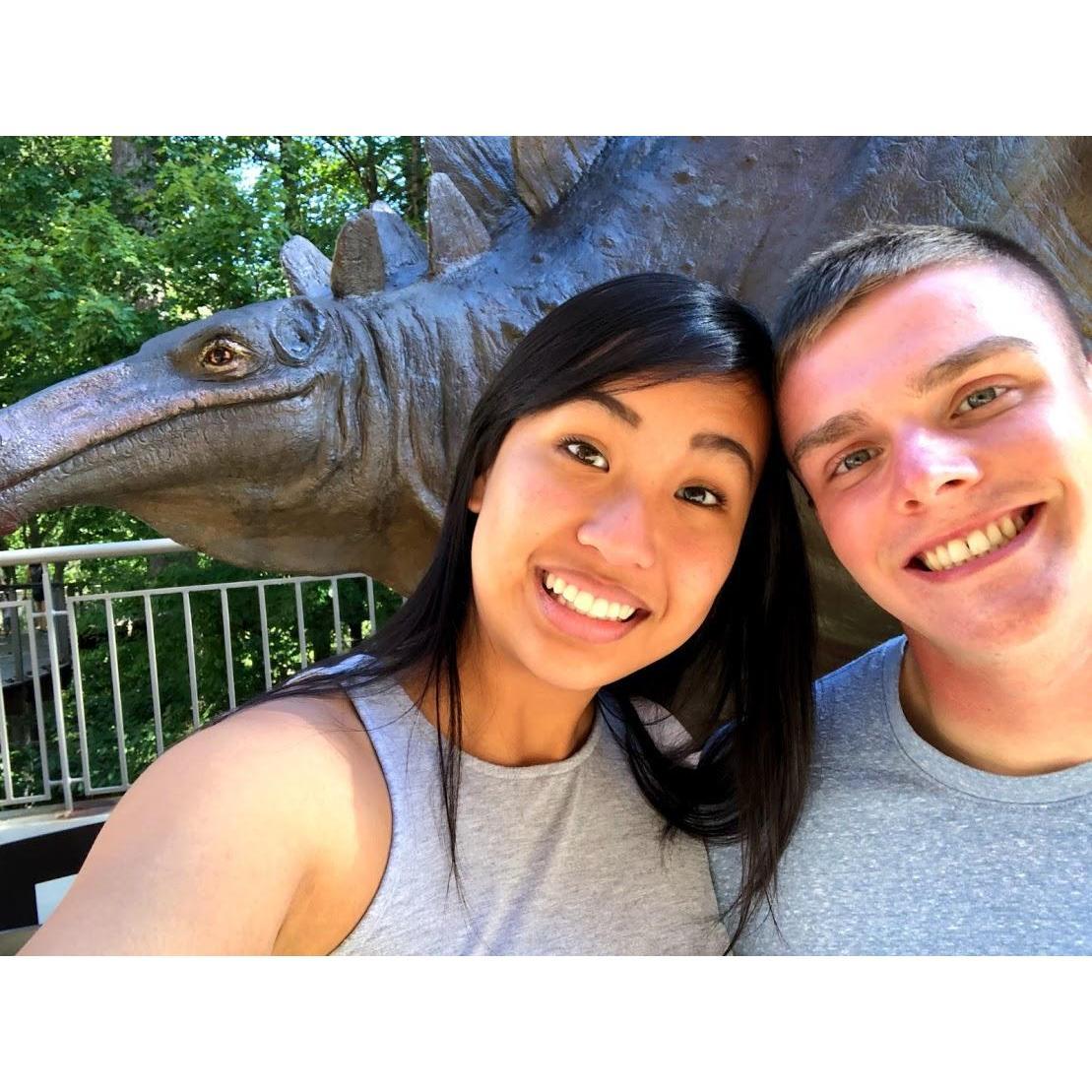 Making new friends at the museum in Atlanta. (Oct 2018)