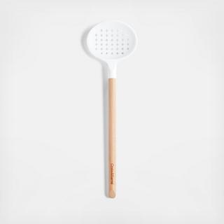 Silicone & Wood Slotted Spoon