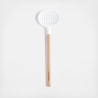 Silicone & Wood Slotted Spoon