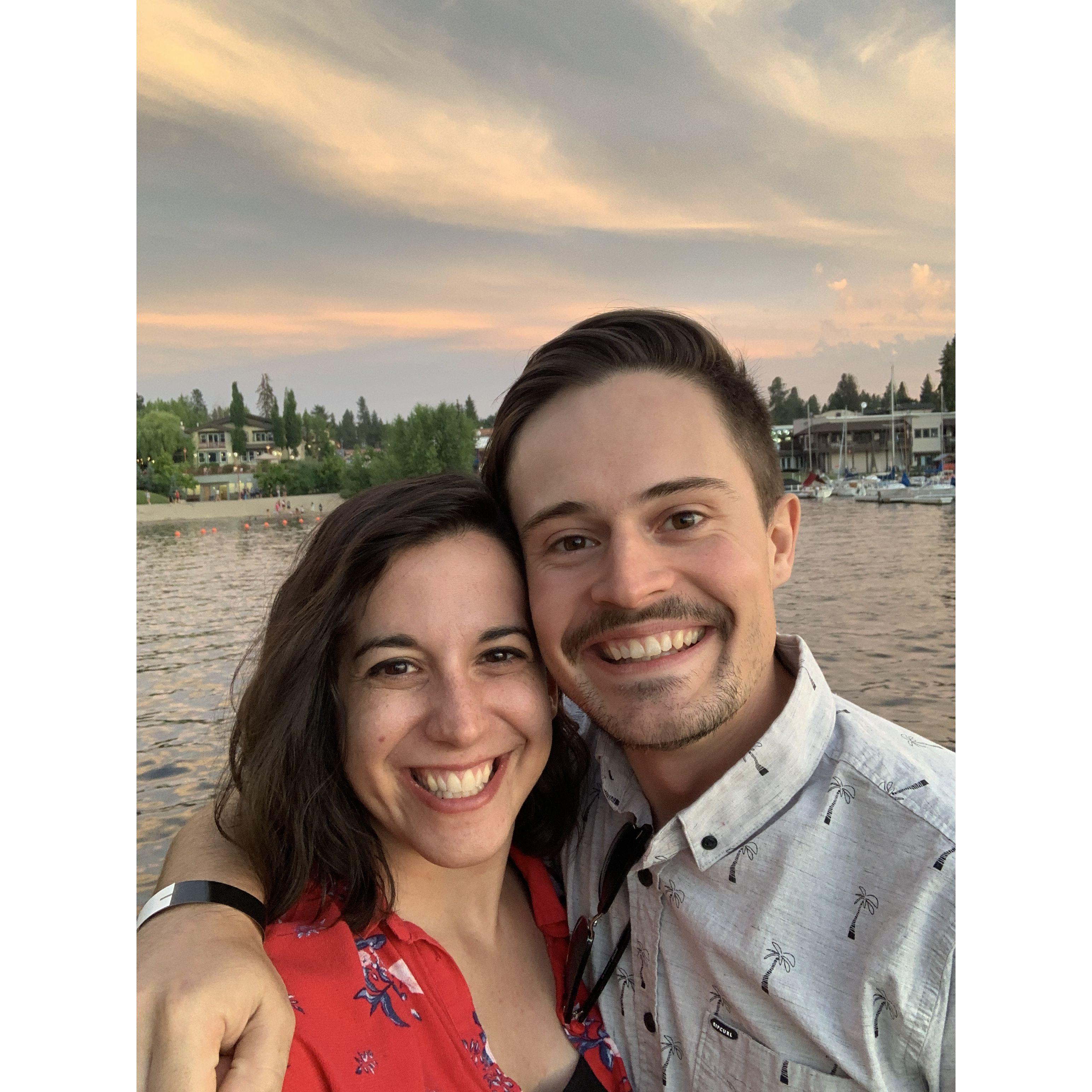 In summer 2023, we got to return to Idaho as an engaged couple🥹