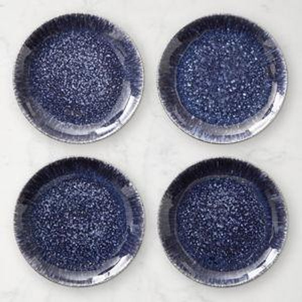 Cyprus Reactive Glaze Salad Plates, Set of 4