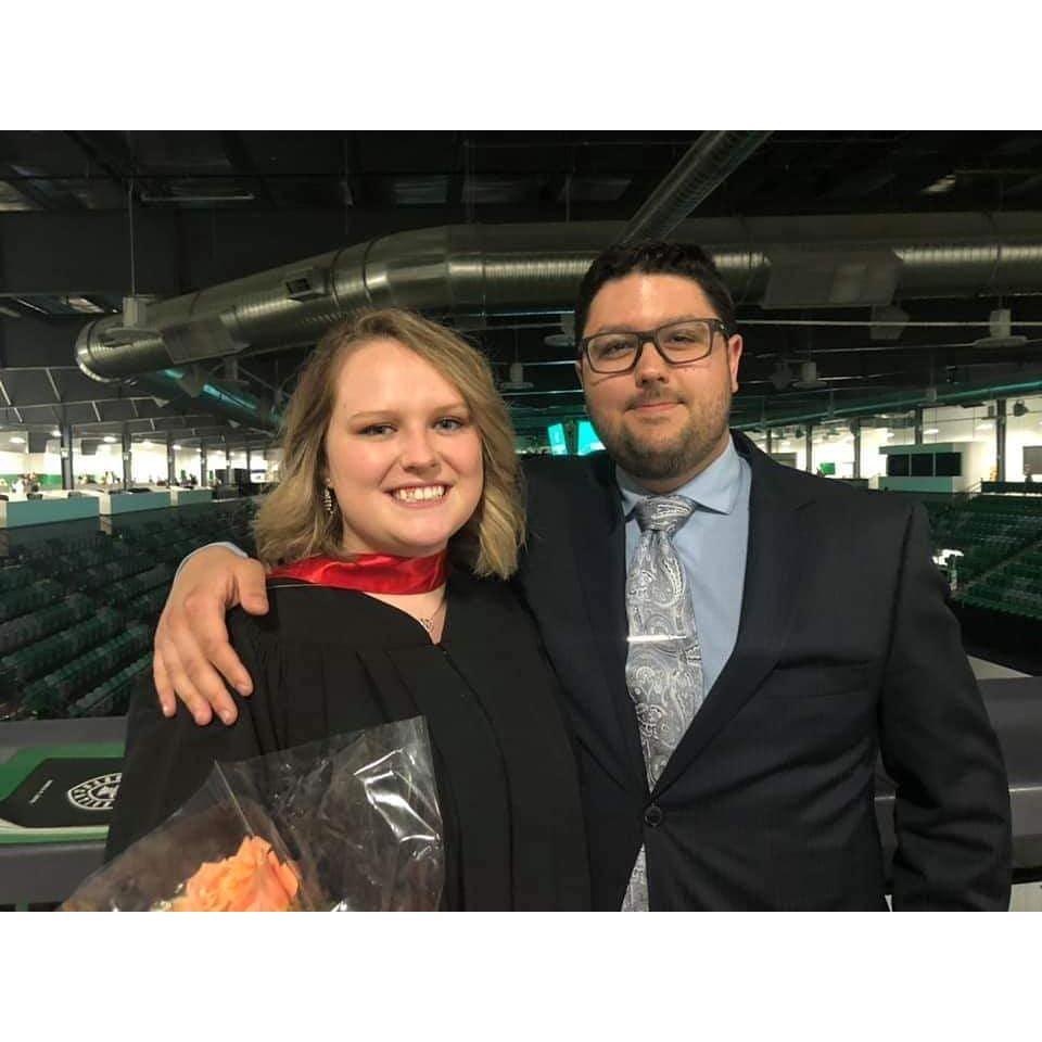 Kyra's university graduation