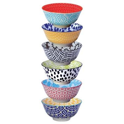 24oz 6pk Porcelain Chelsea Cereal Bowls - Certified International