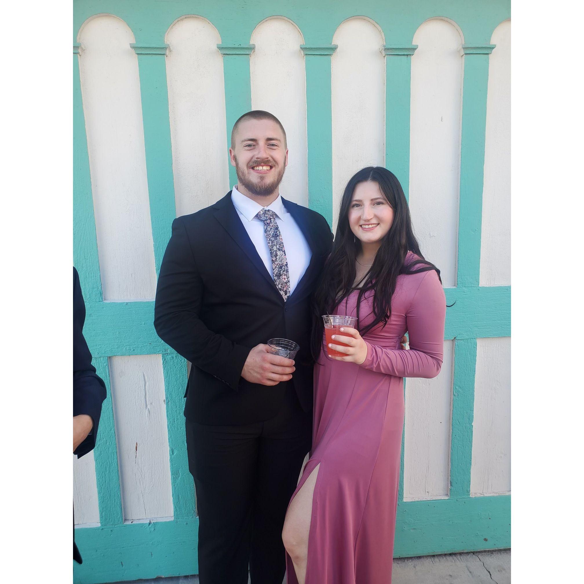 A wedding Emily and Tim went to Fall of 2023