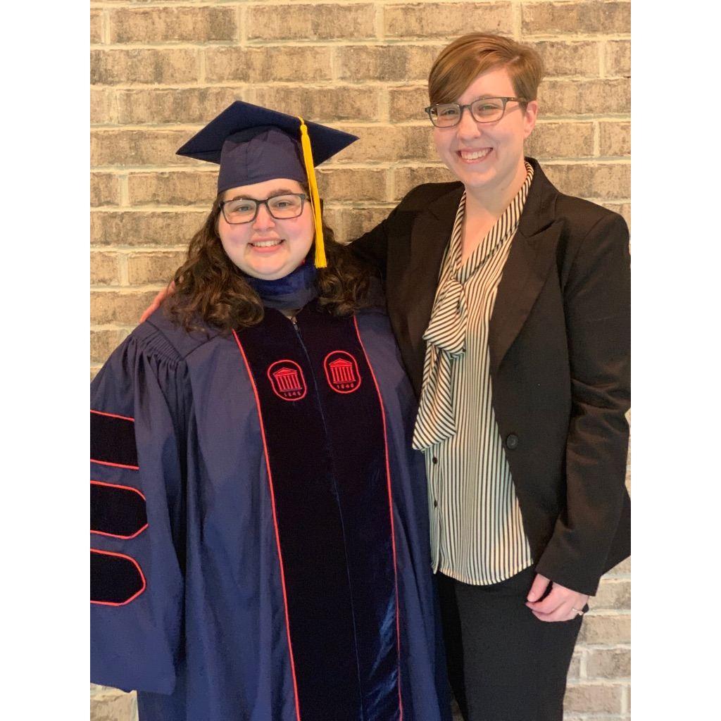 Maureen: It was a joyous day when Emmie graduated with her Ph.D. Not only were we celebrating her accomplishments, it meant we could finally live in the same place.