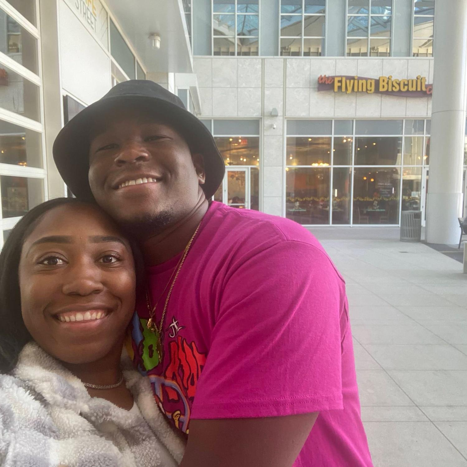 Our first trip together, Atlanta.