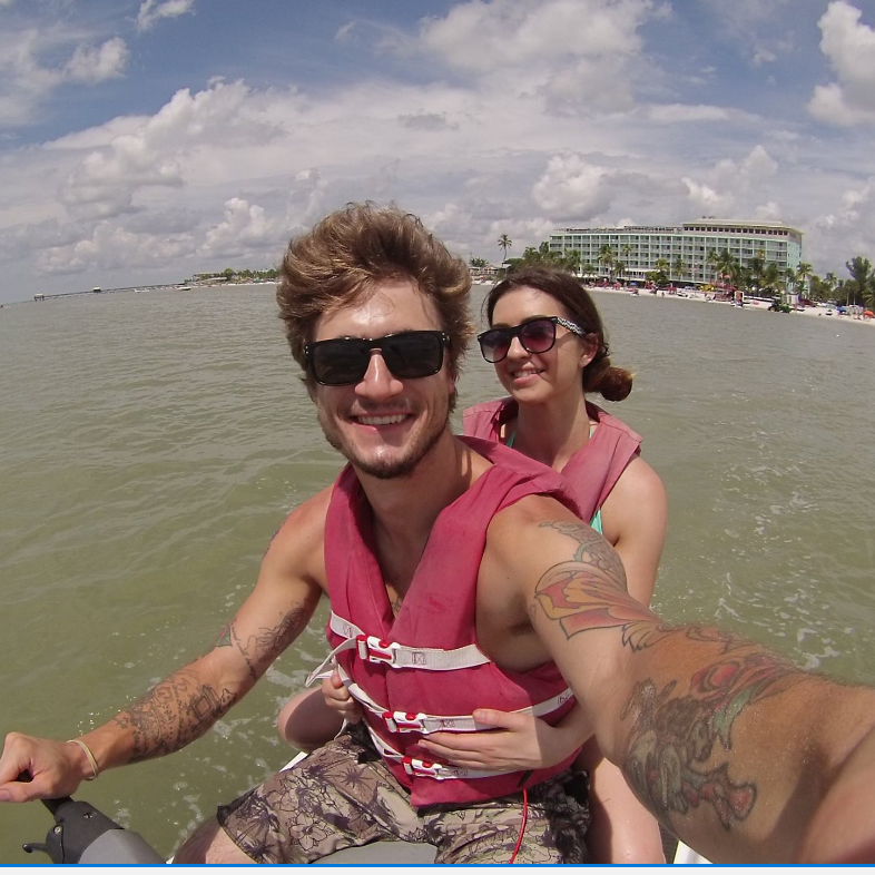 Jet Skiing in the ocean.. dolphin tour!