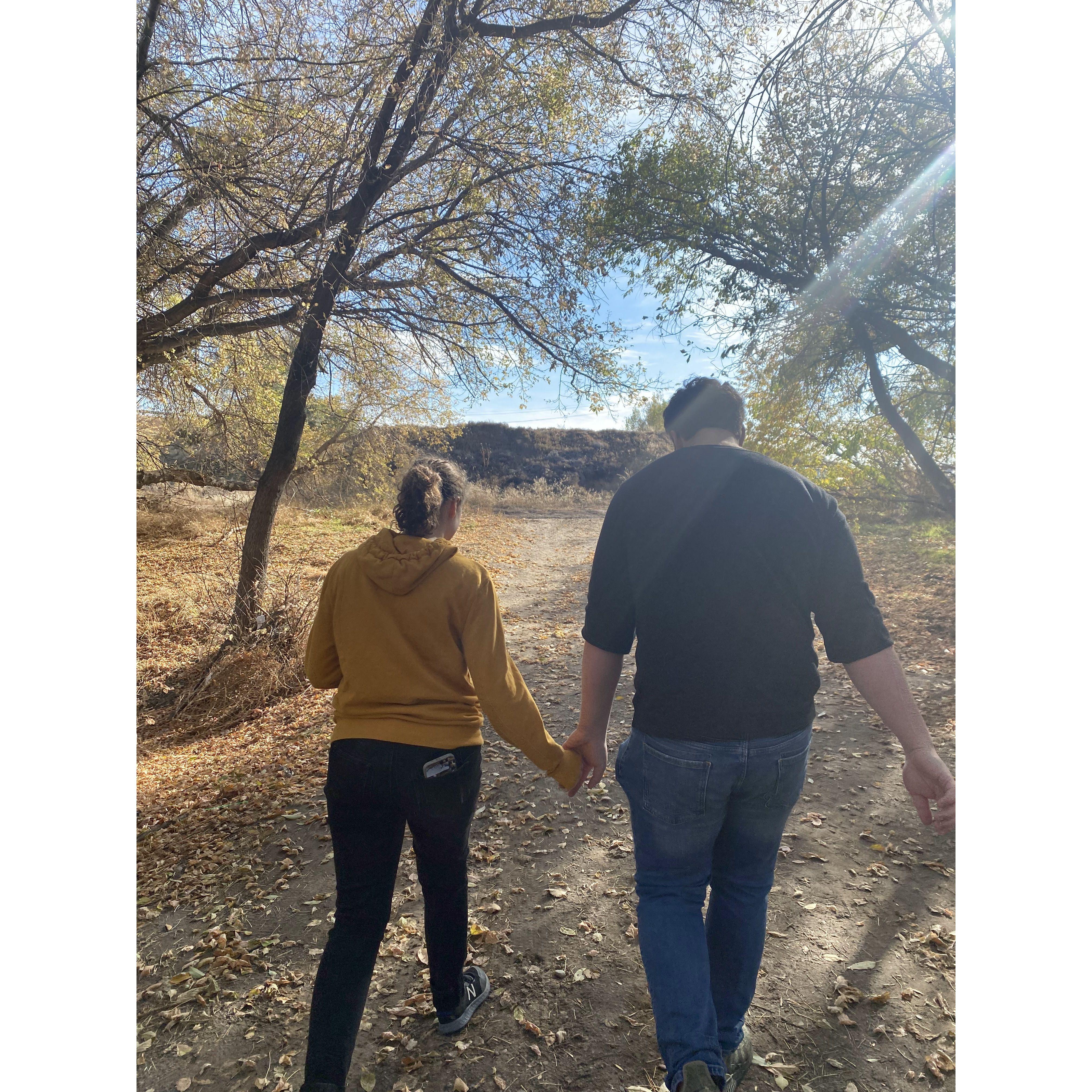 My friend and Maid of Honor was hiding so she could take pictures, even though I said I didn't want any. She was right, I did want pictures.