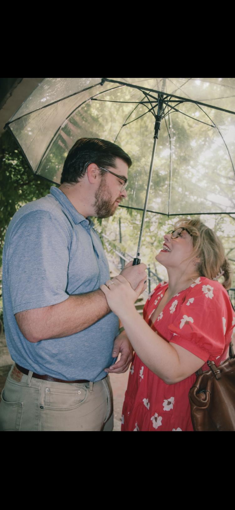 We had some surprise engagement photos taken of us, thanks Laura and Cooper!!
