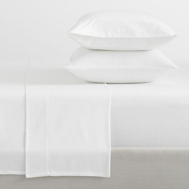 White Cozy Brushed Flannel Sheet Set, King