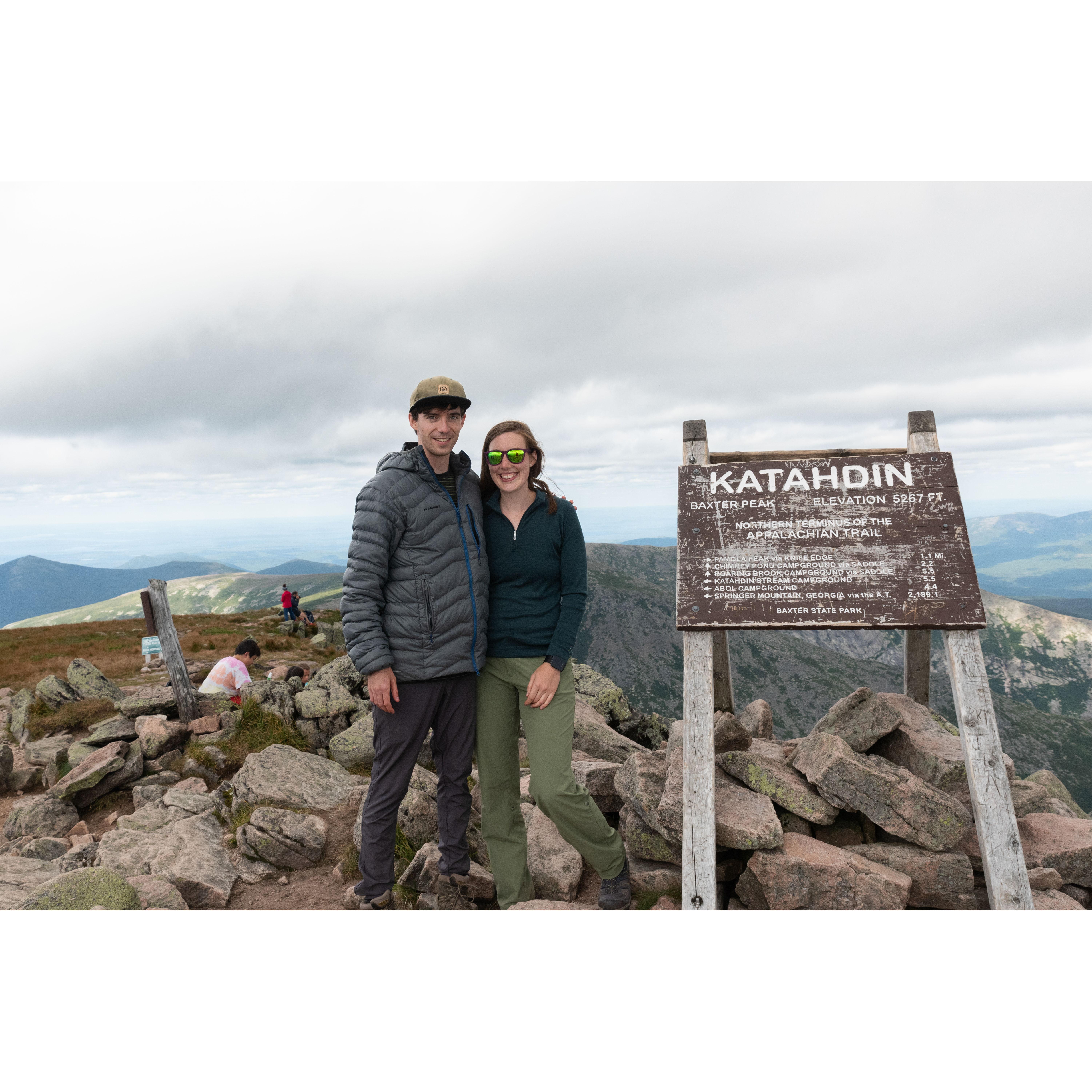 Hiking Katahdin in 2019
