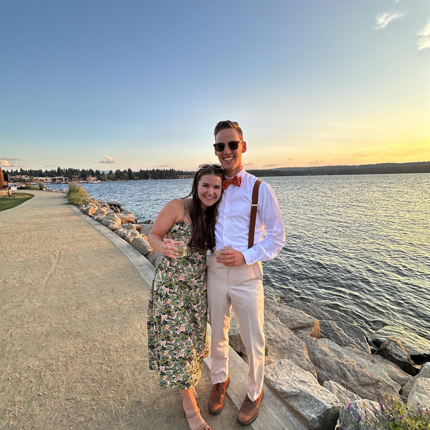 Kourtney and Lukas's wedding in McCall, Idaho!