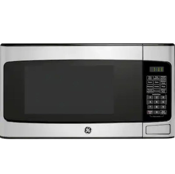 Sharp - 1.1 cu ft Countertop Microwave With Sensor Cooking - Stainless Steel