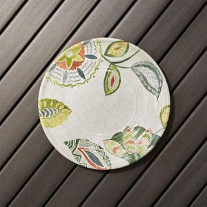 Alfresco Melamine Botanical Flower Salad Plate