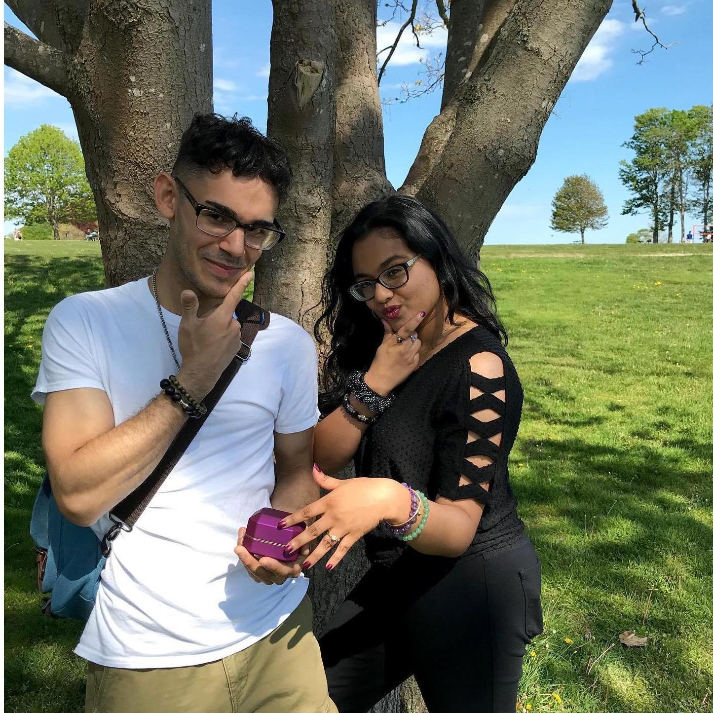 When we got engaged! 5.15.21