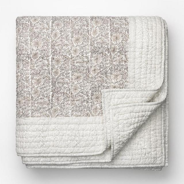 McGee & Co - Floral Block Print Quilt