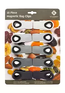 Gourmet Kitchen10 Piece Magnetic Bag Clips