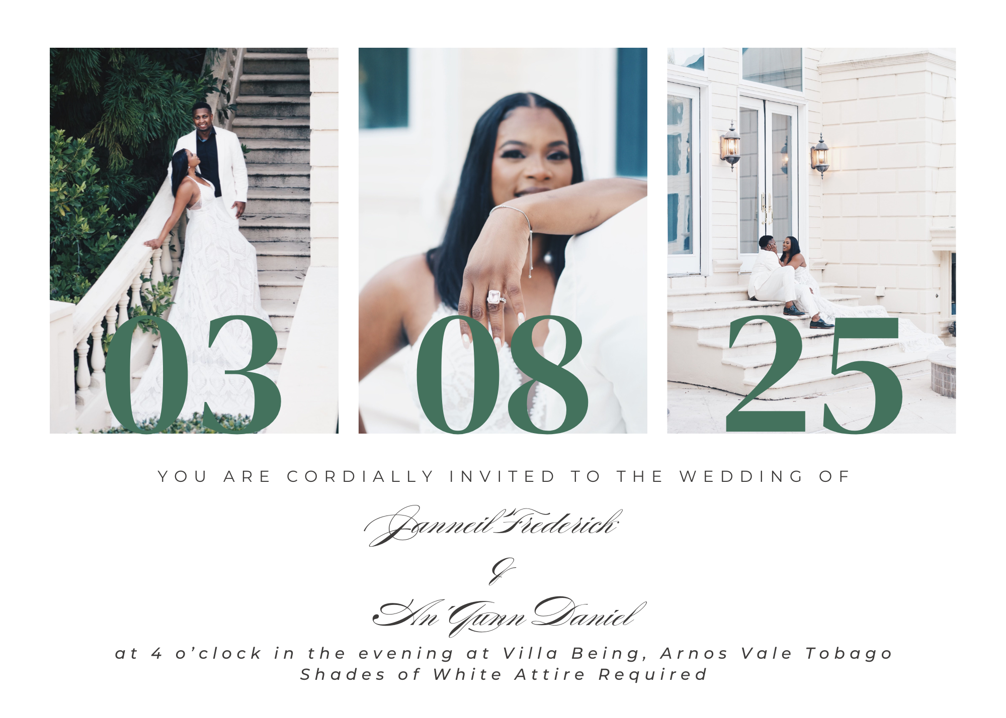 The Wedding Website of Janneil Frederick and AnQunn Daniel