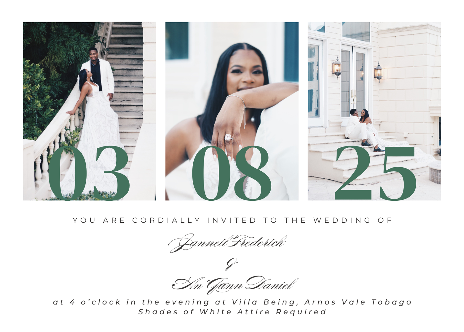 The Wedding Website of Janneil Frederick and AnQunn Daniel