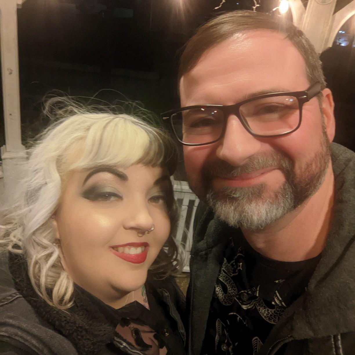 these are the sleepy faces of two people who just ate way too many potatoes