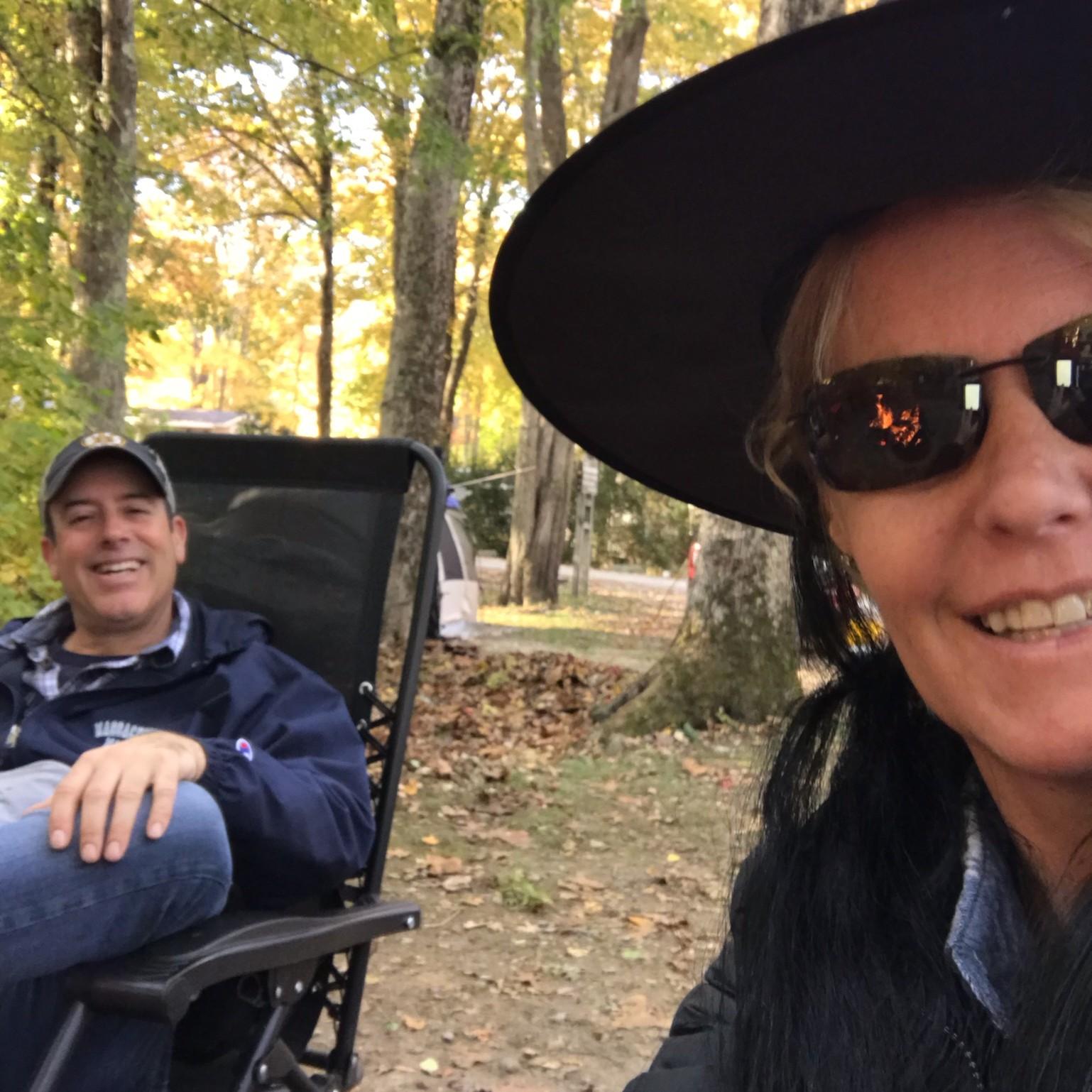Camping with family and friends in CT - Halloween 2019