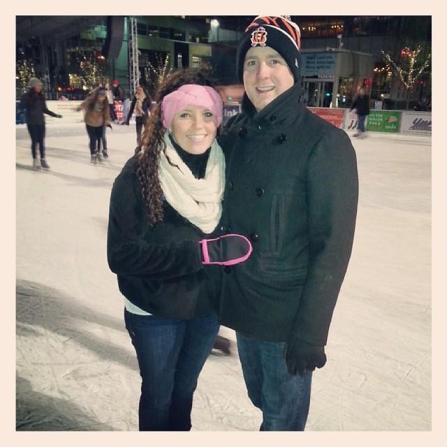 Ice Skating in Fountain Square 2014