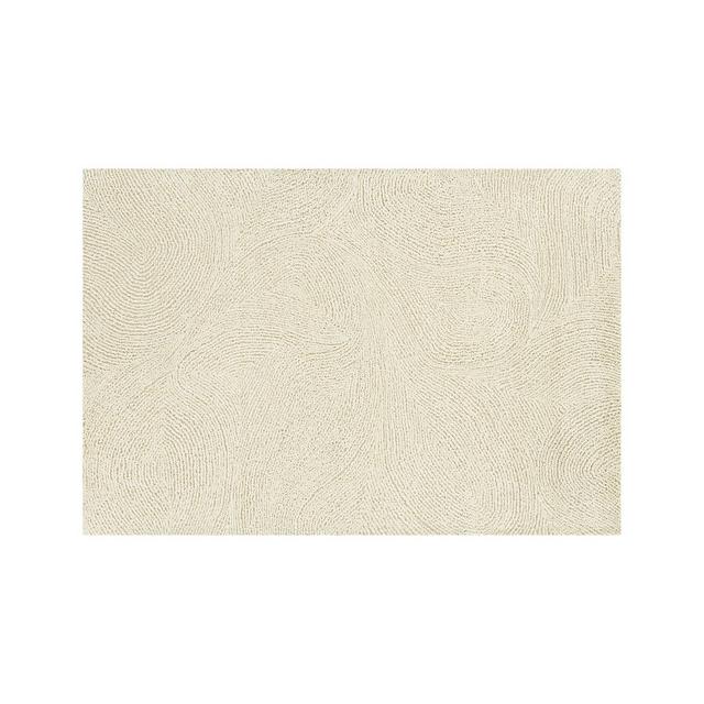 Alfredo Ivory Wool Rug 6'x9'