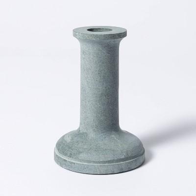 5" x 3.5" Soapstone Taper Candle Holder Gray - Threshold™ designed with Studio McGee