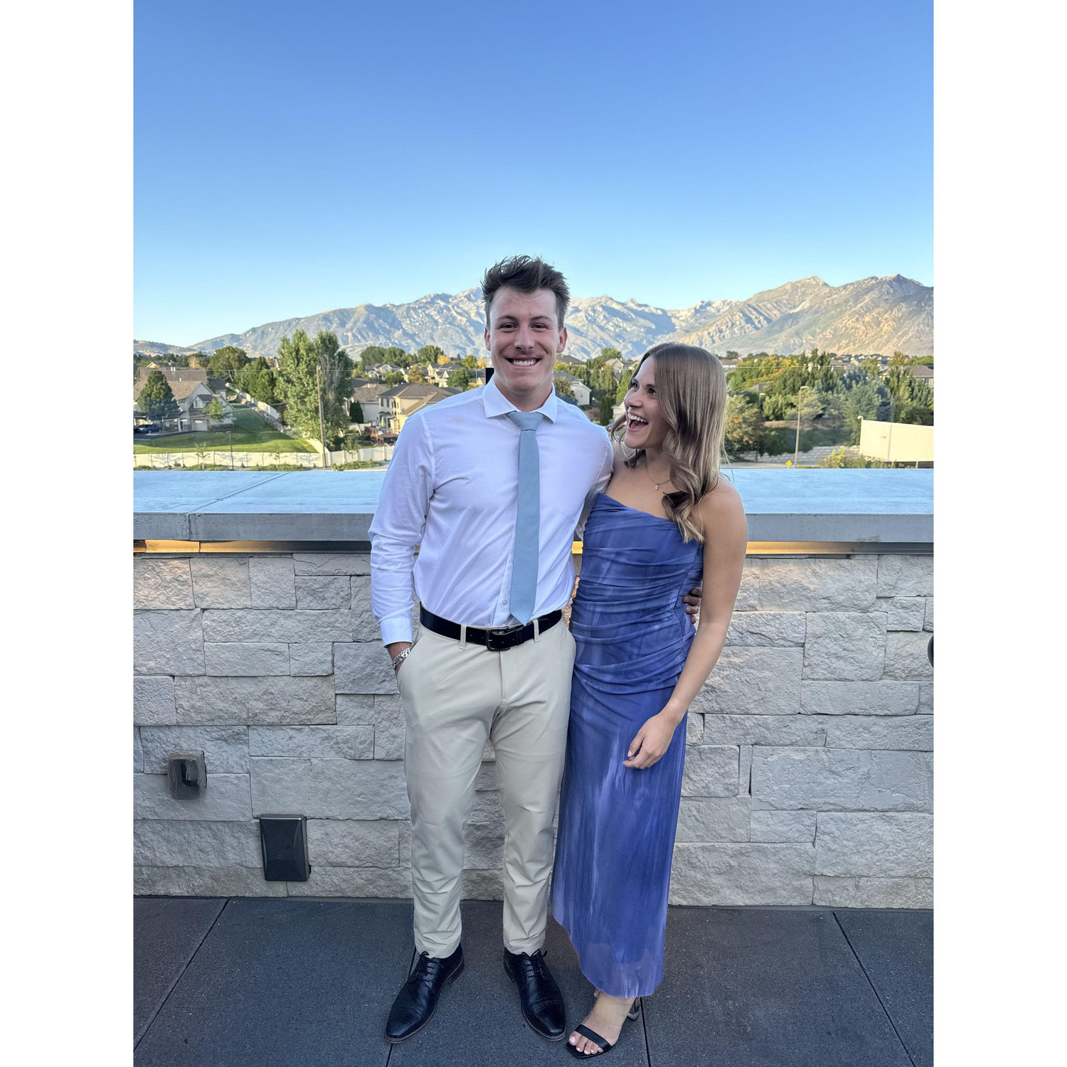 First wedding together! Celebrating Nic & Paige