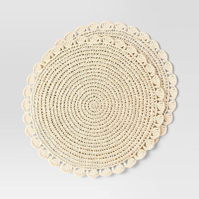 2pk Paper Charger Scallop - Threshold™
