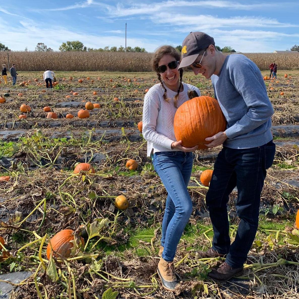 This was a very heavy pumpkin.