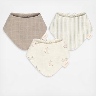 Avery Bunny Bib, Set of 3
