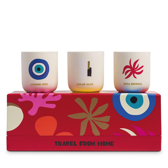 ASSOULINE Travel From Home 3 Pc. Scented Mini Candle Set