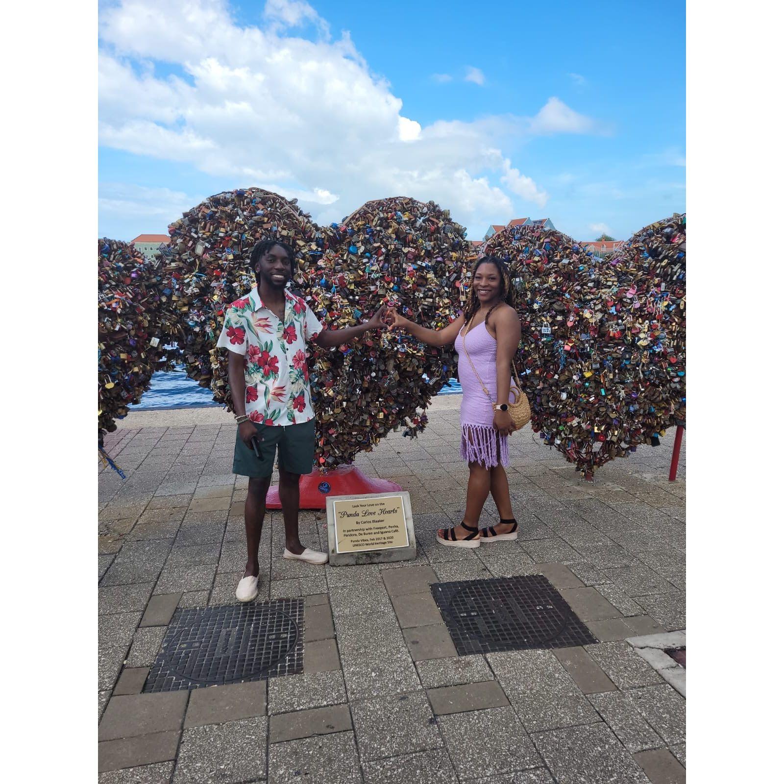In Curacao, we purchased a lock and placed it here. 

If you ever go, look for us. The Israels