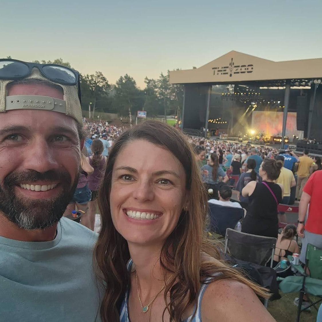 First concert together at the Zoo Amphitheater