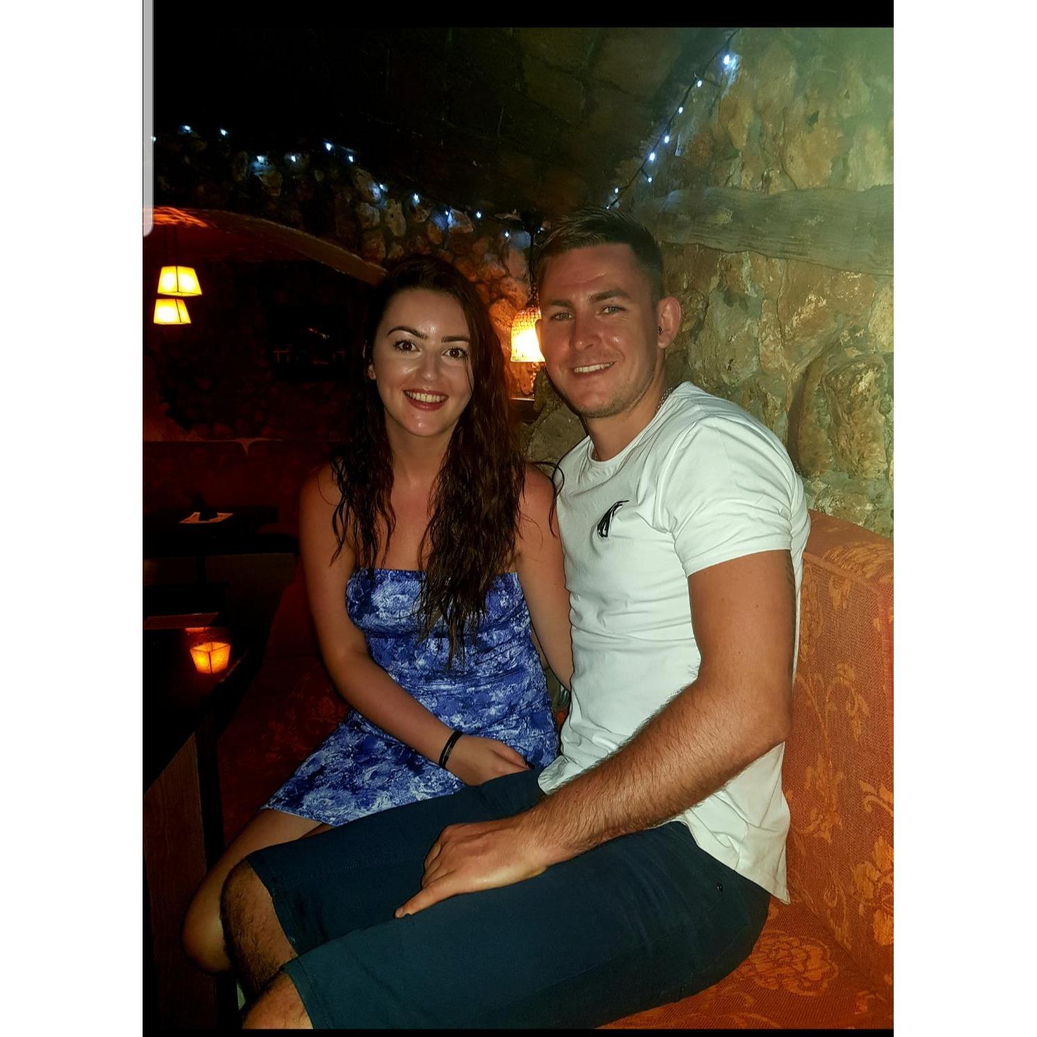 In a Cave bar during our first trip to Nerja