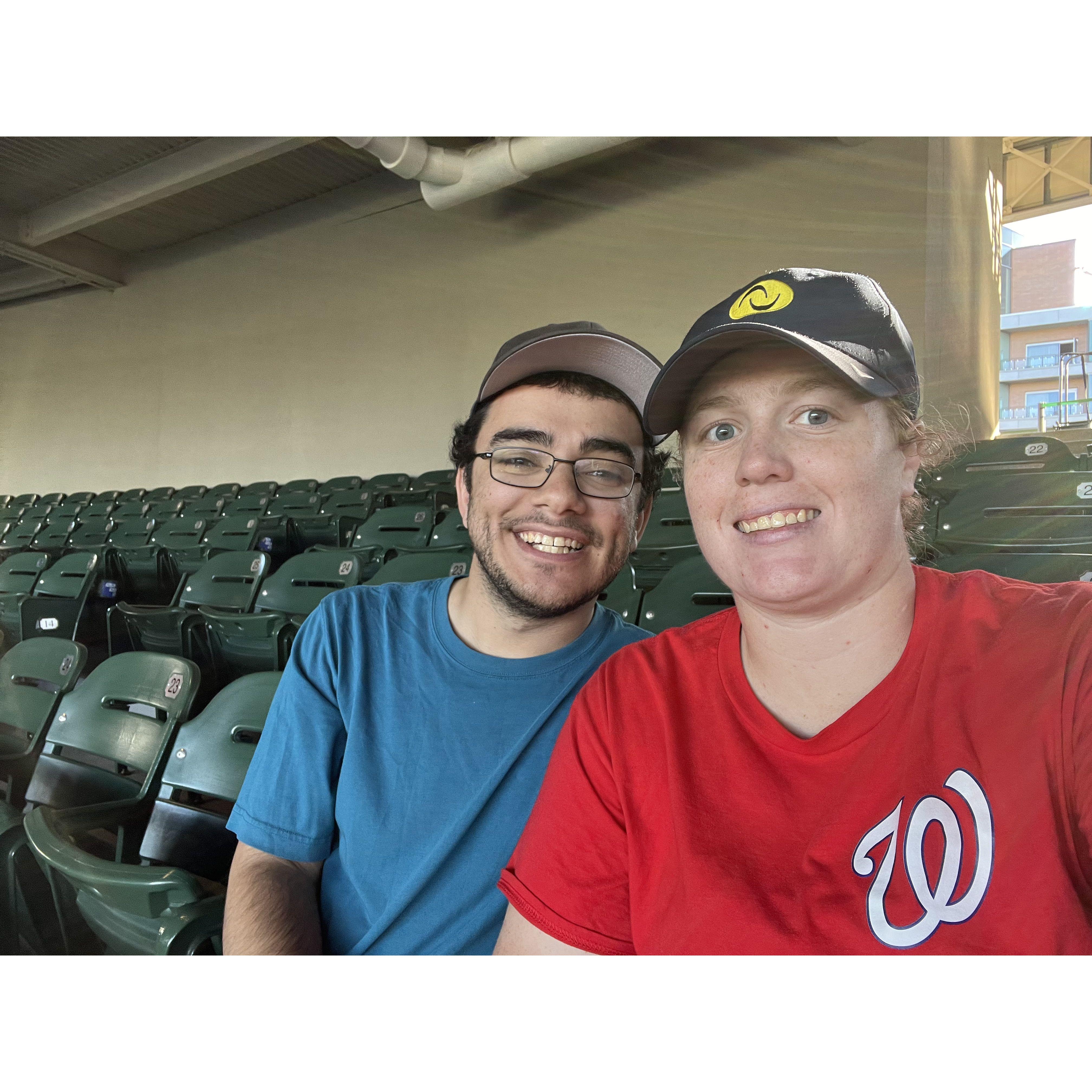 Jess's first game at Wrigley Field 2022