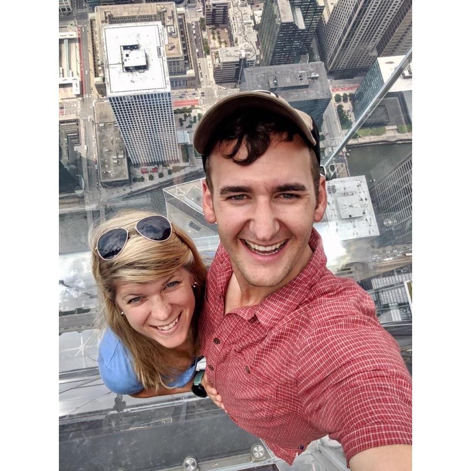Breathtaking view from the Willis - I mean, Sears tower