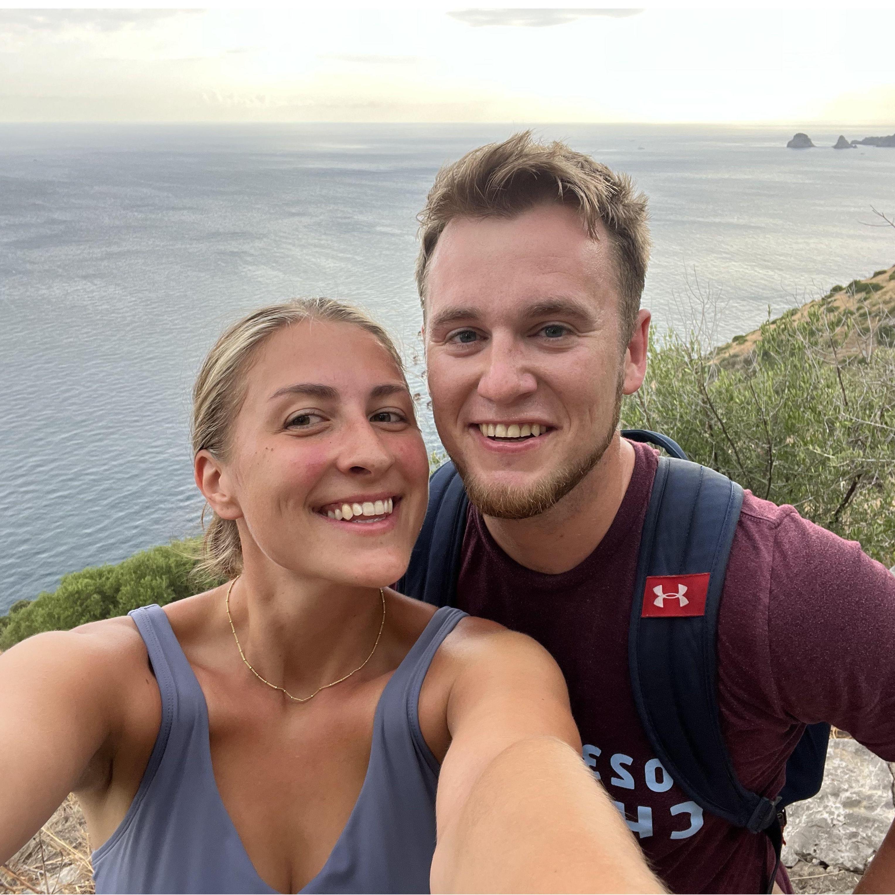 One of our favorite things to do together- hiking! There were incredible views here in Massa Lubrense, Italy.