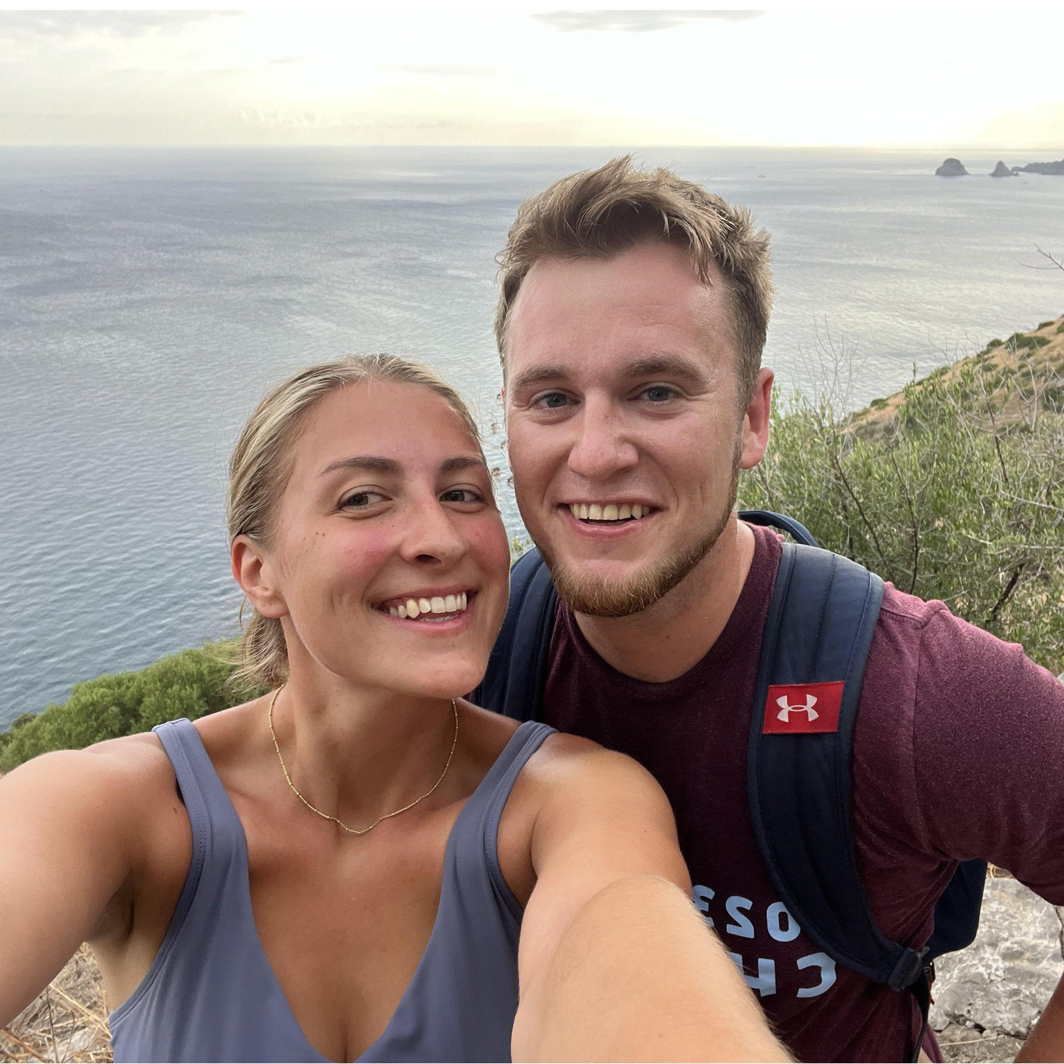 One of our favorite things to do together- hiking! There were incredible views here in Massa Lubrense, Italy.
